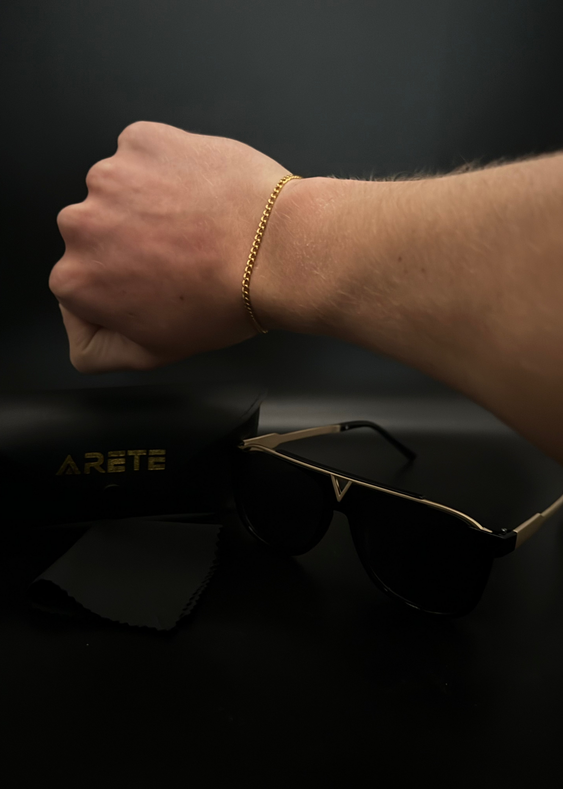 2mm Gold Cuban Bracelet