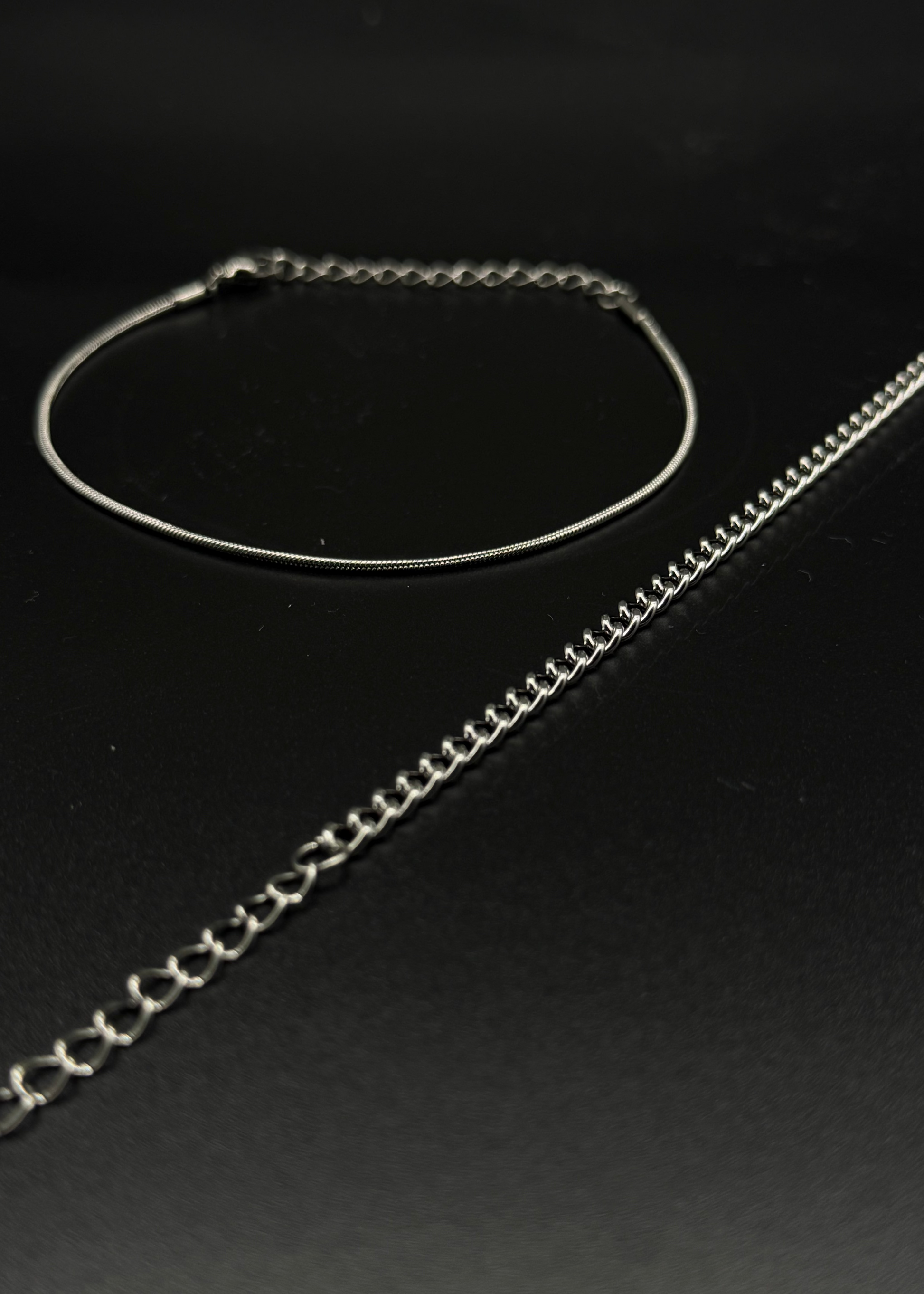 2mm Silver Snake Bracelet