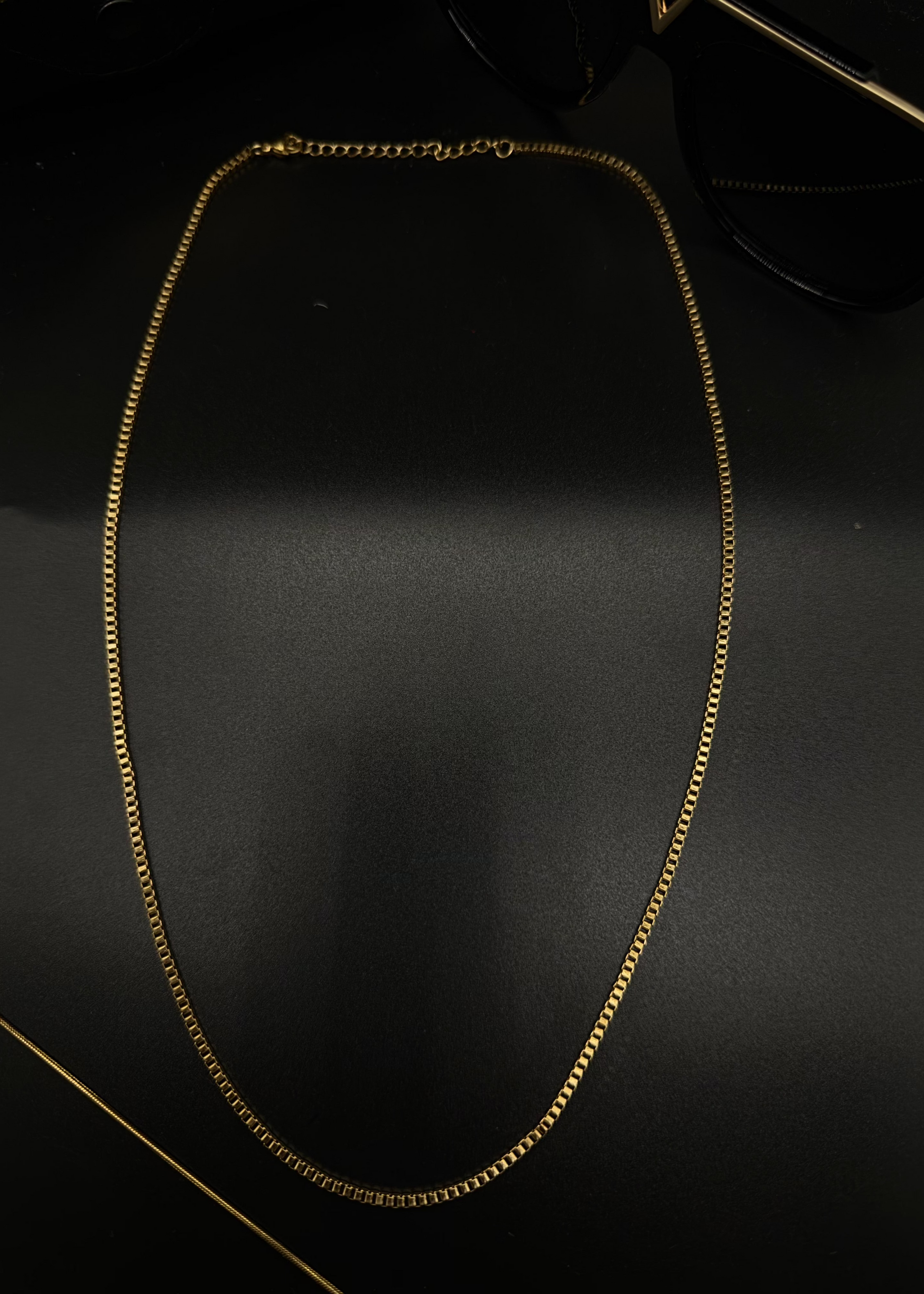 3mm Gold Box Chain