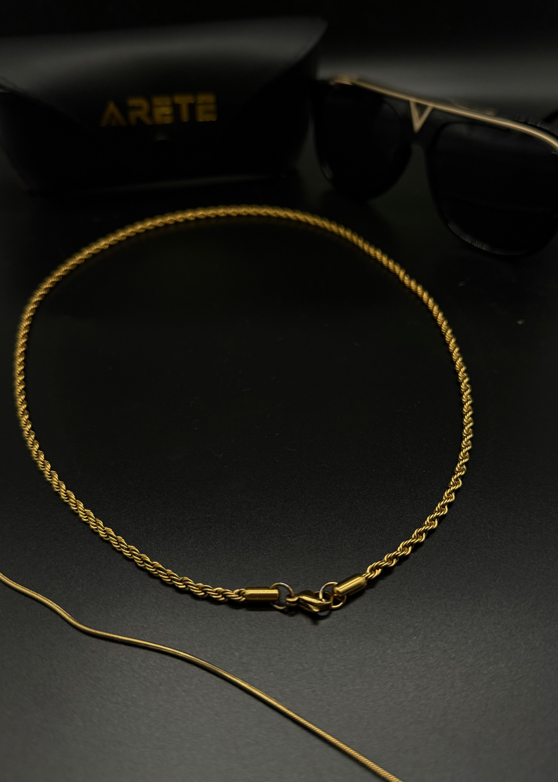 4mm Gold Rope Chain