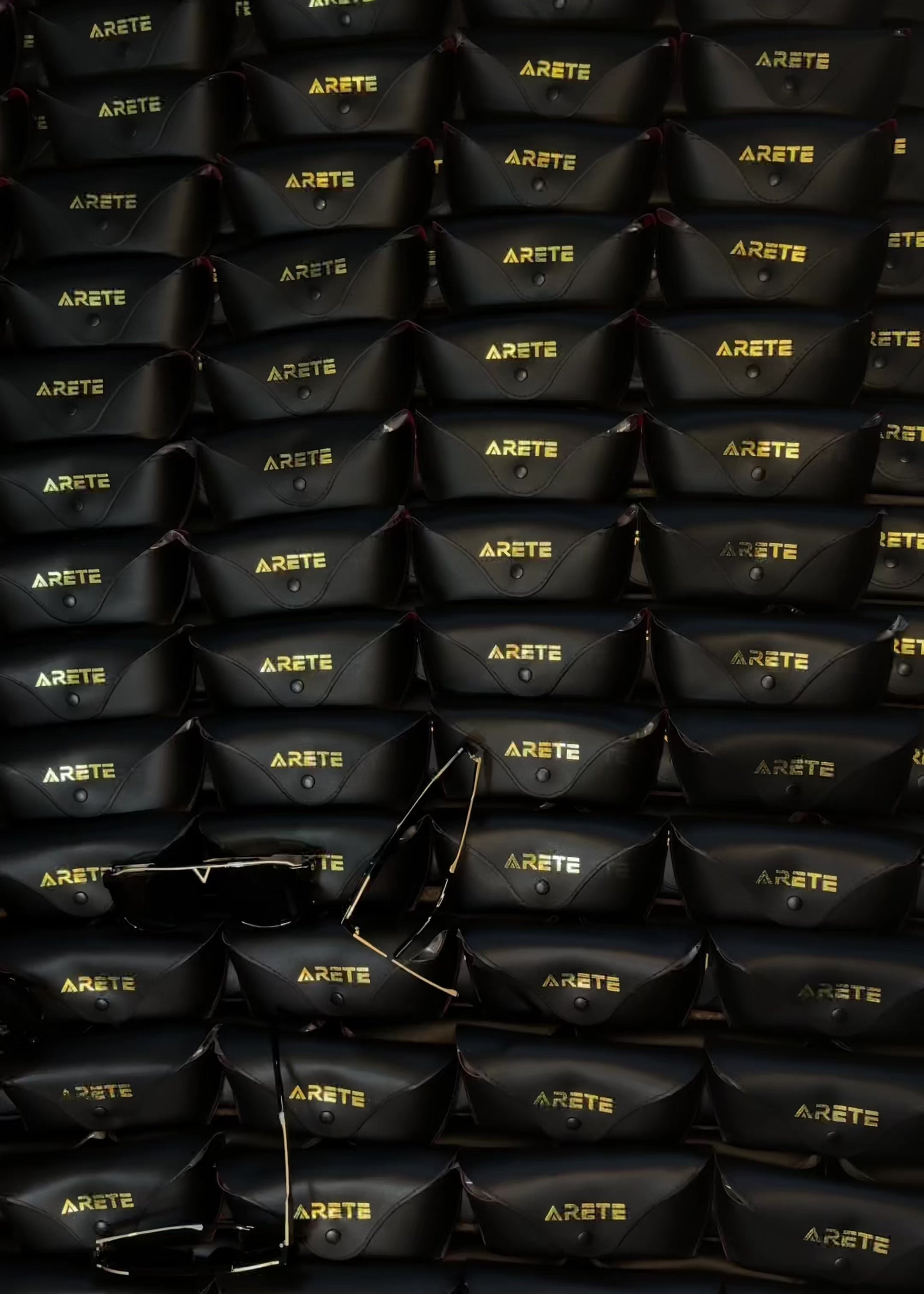 ARETE ACE SUNGLASSES BLACK / GOLD