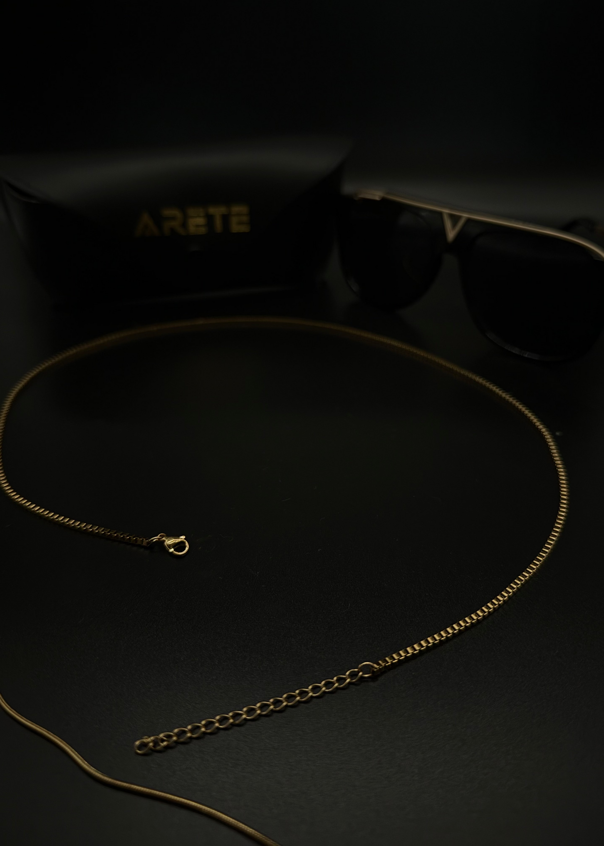 3mm Gold Box Chain