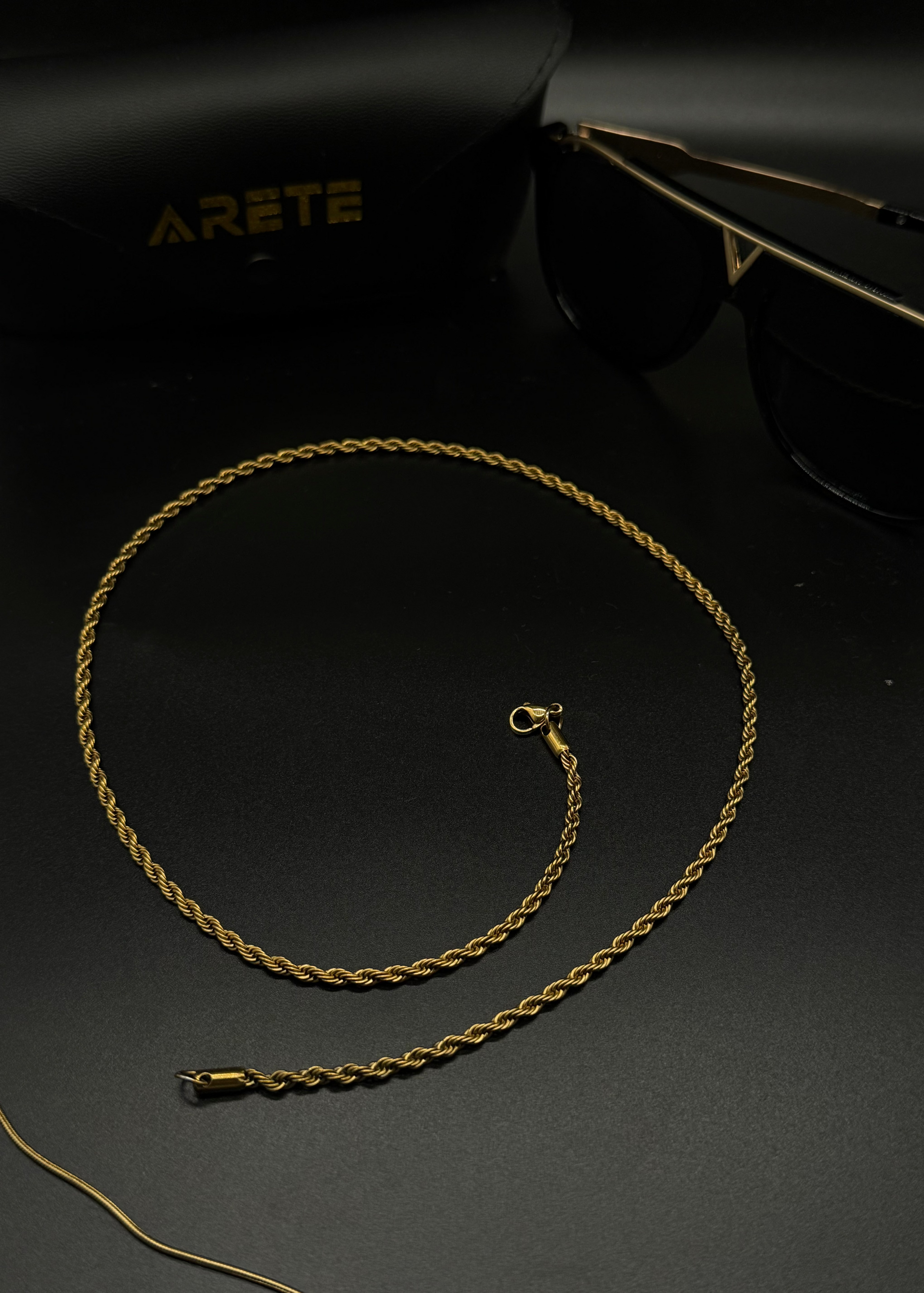 4mm Gold Rope Chain